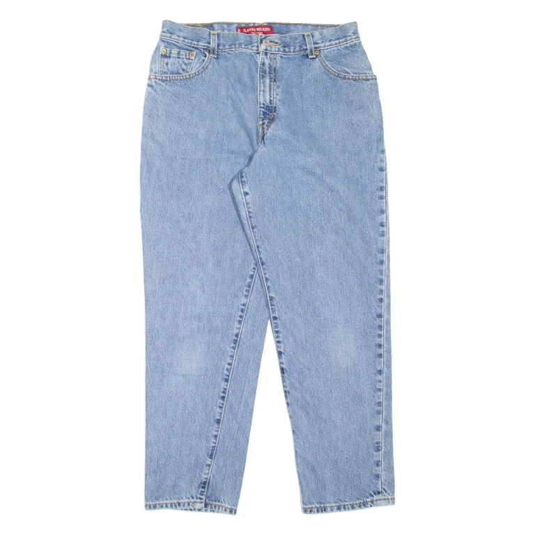 LEVI'S 550 Womens Jeans Blue Regular Mom W32 L27