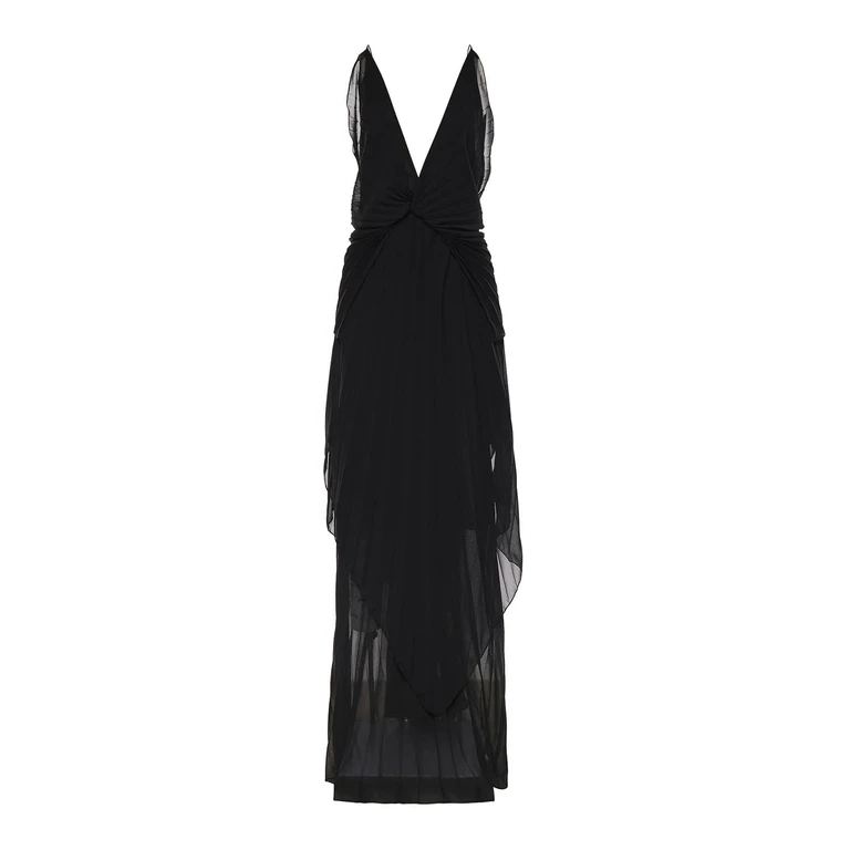 Genny Maxi Robe - Noir (80AJO48100345899)