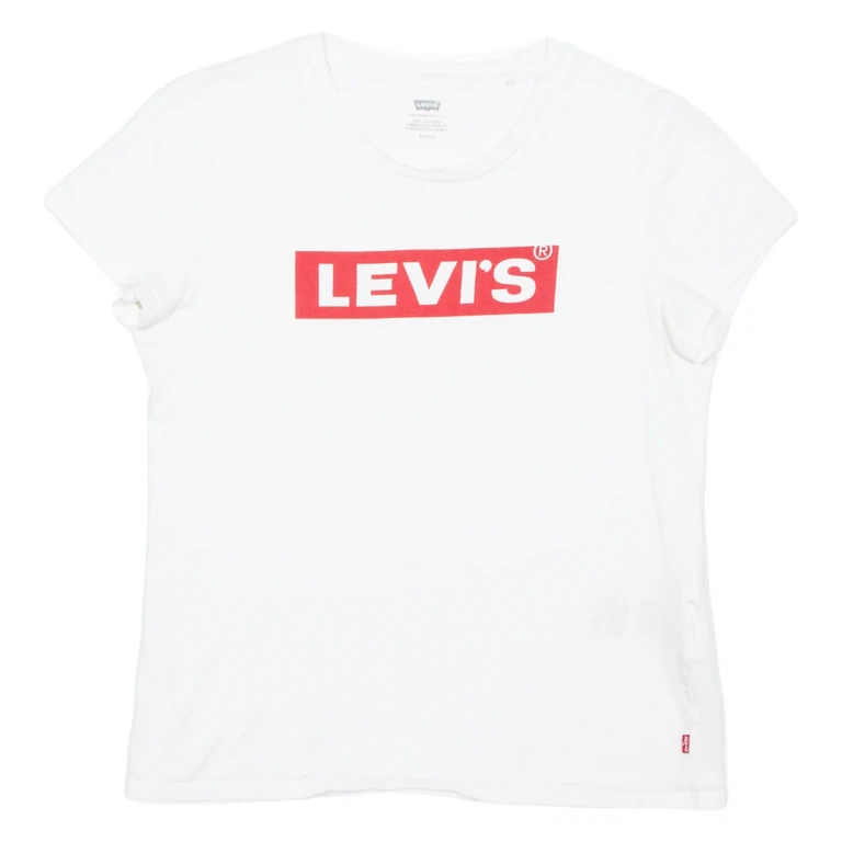 LEVI'S Womens T-Shirt White S