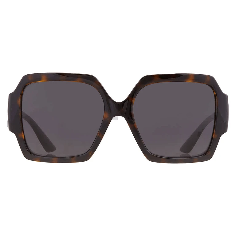 Versace Dark Grey Square Ladies Sunglasses VE4453 108/87 56