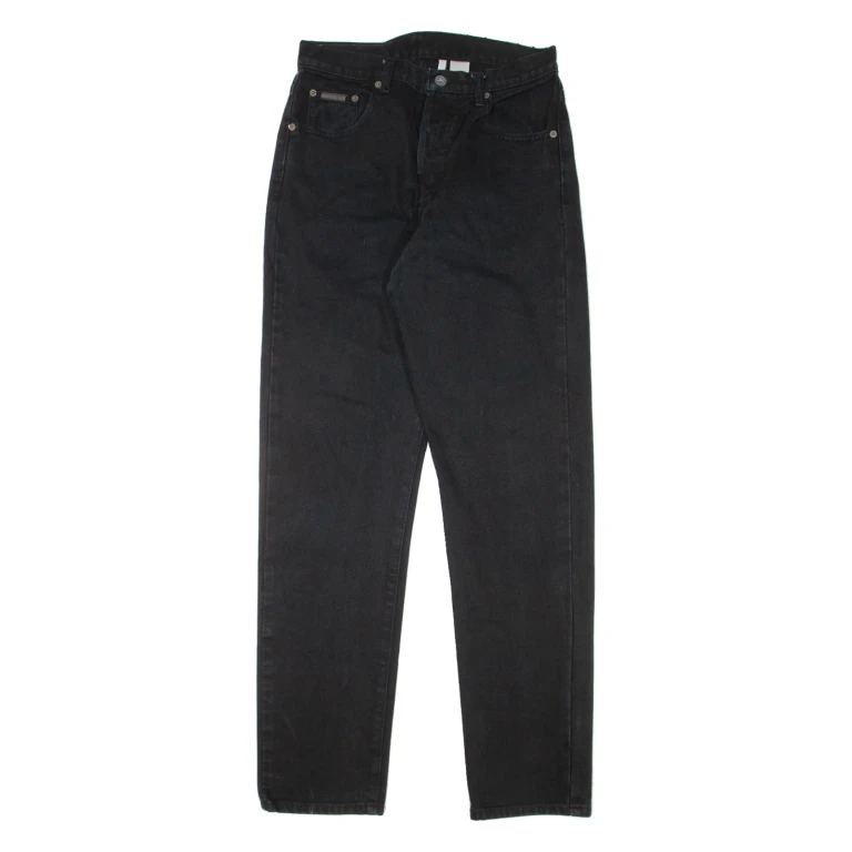 CALVIN KLEIN JEANS Womens Jeans Black Slim Tapered W27 L32