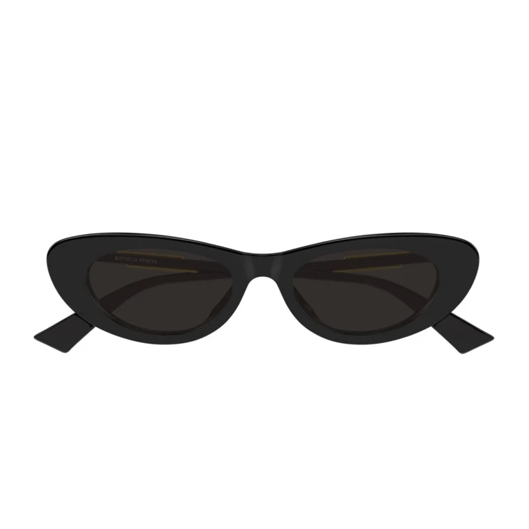 Bottega Veneta Bv1447s Linea Ribbon Black Acetato Riciclato Sunglasses - Women