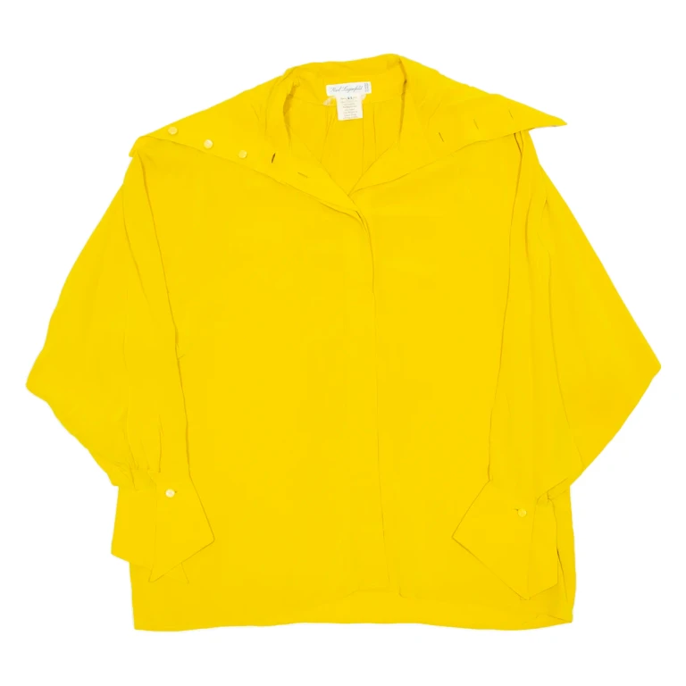 Womens Blouse Yellow Long Sleeve XL