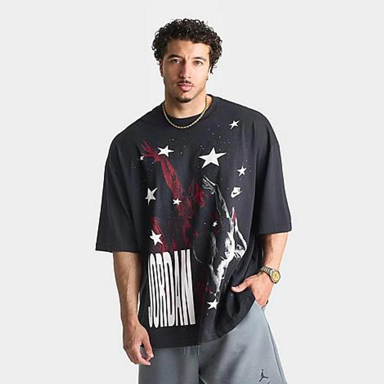 Jordan Men's Toro Graphic T-Shirt in Black Size: Small