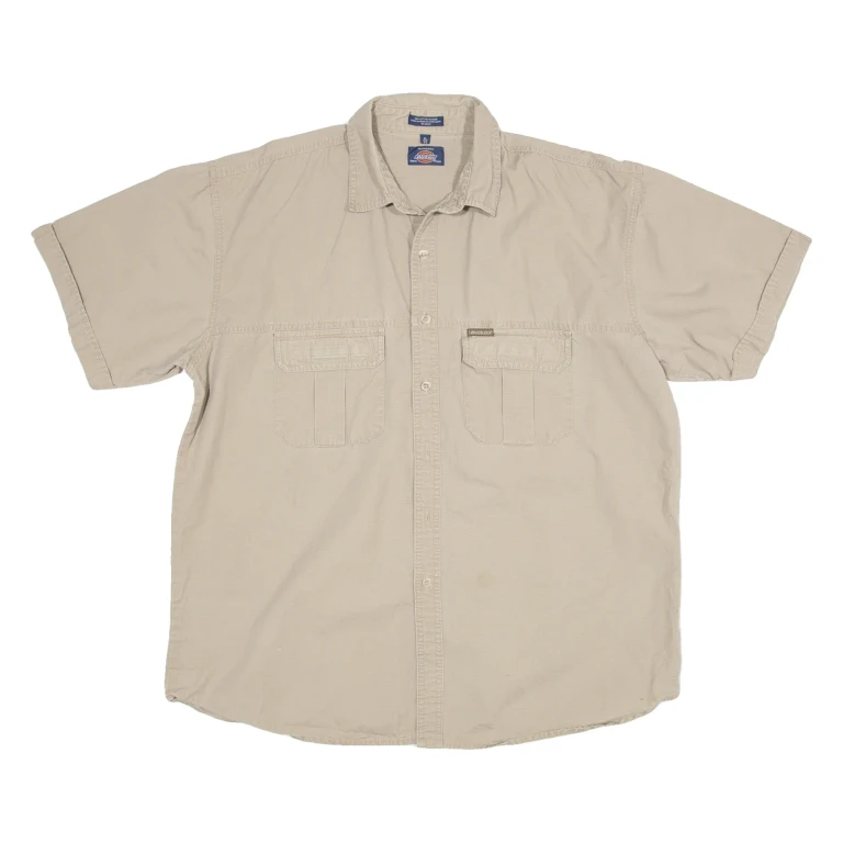 DICKIES Mens Worker Shirt Brown XL