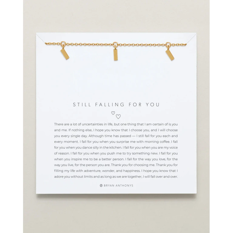 Still Falling For You Necklace