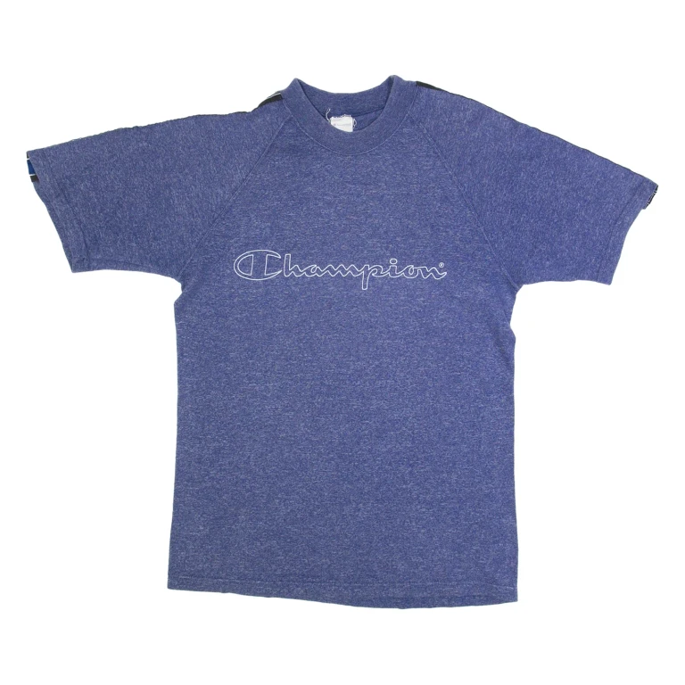 CHAMPION USA Mens T-Shirt Blue S