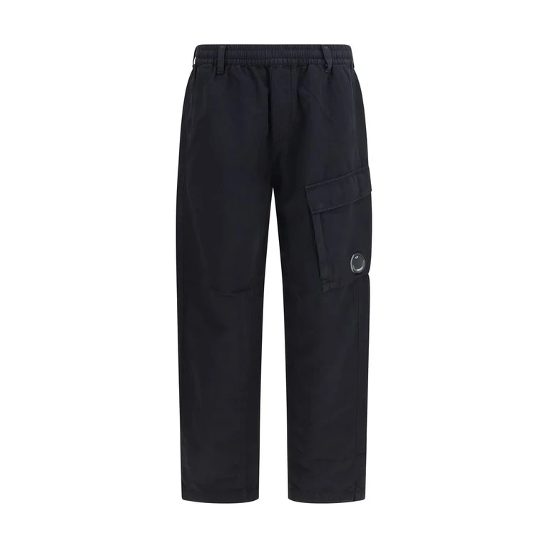 C. P. Company Black Cotton Cargo Pants - Men
