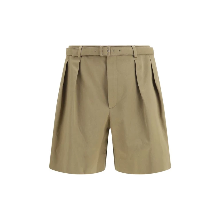Saint Laurent Beige Cotton Bermuda Shorts - Men