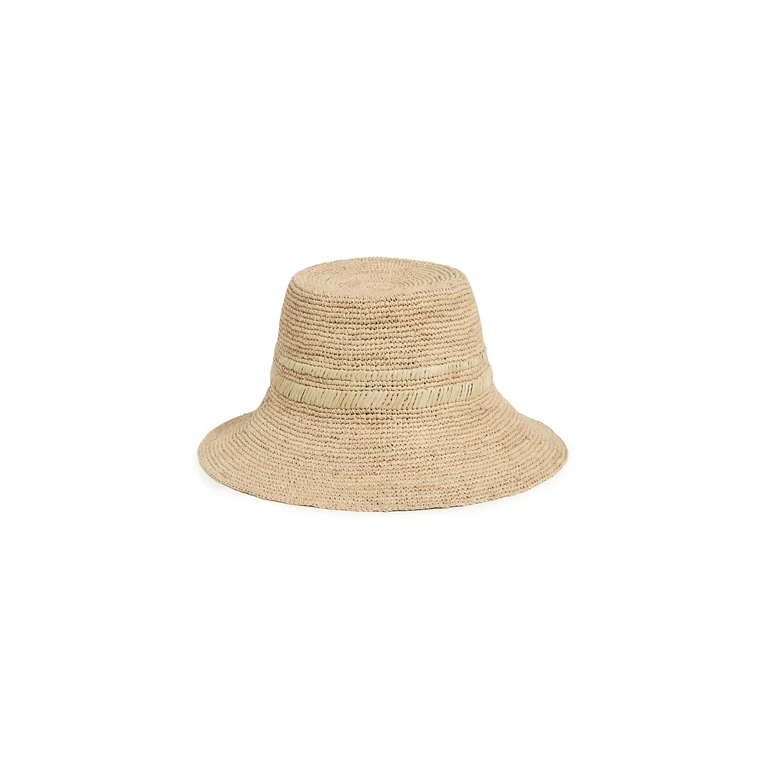 rag & bone Jade Rollable Bucket Hat Brown Natural S/M