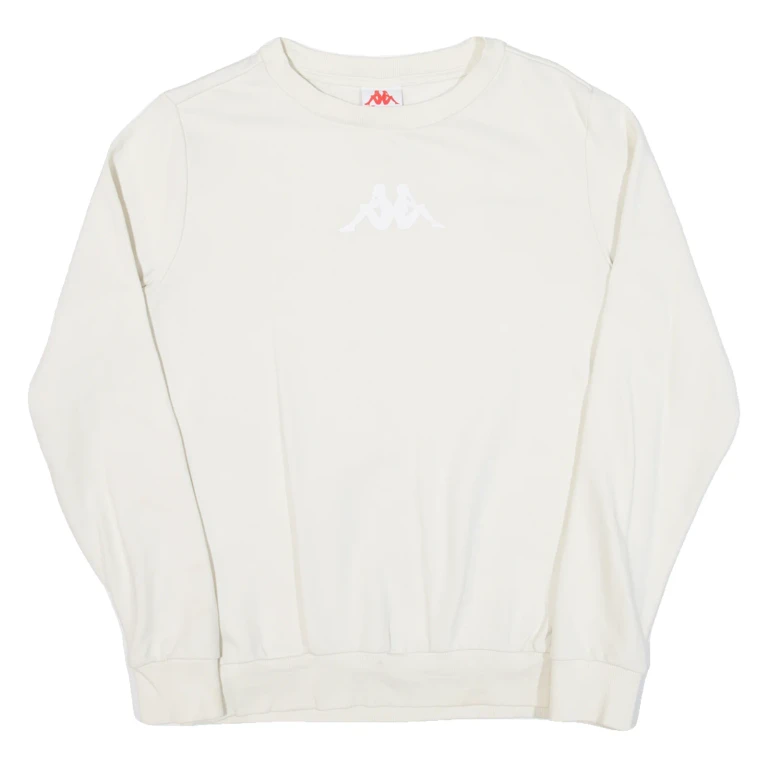 KAPPA Womens Sweatshirt Beige S