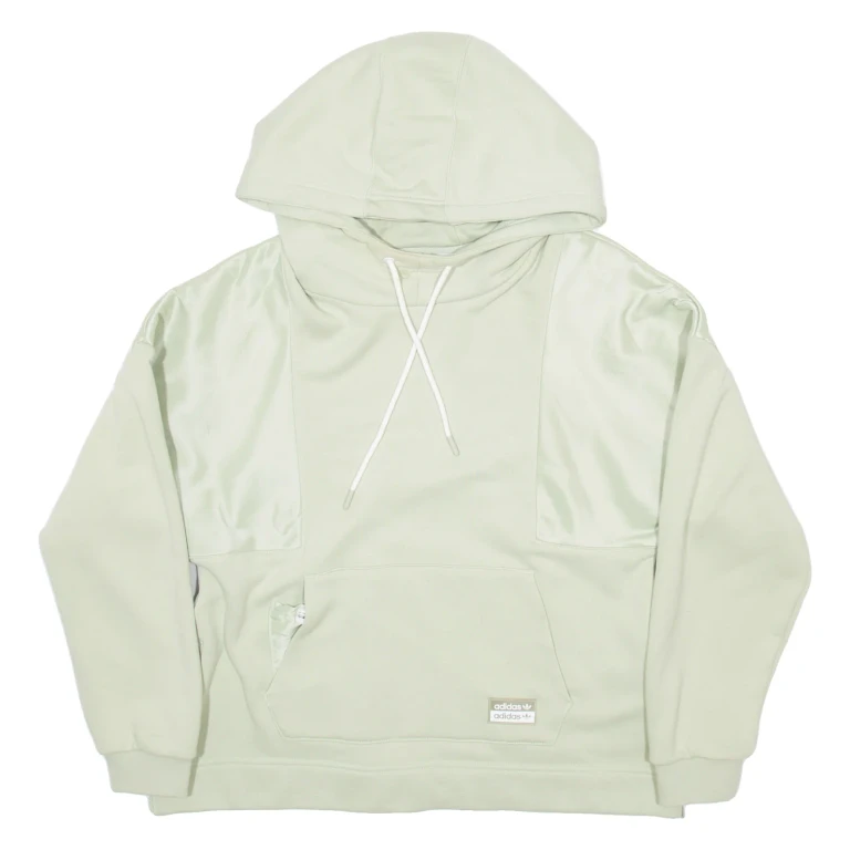 ADIDAS Womens Green Hoodie UK 8