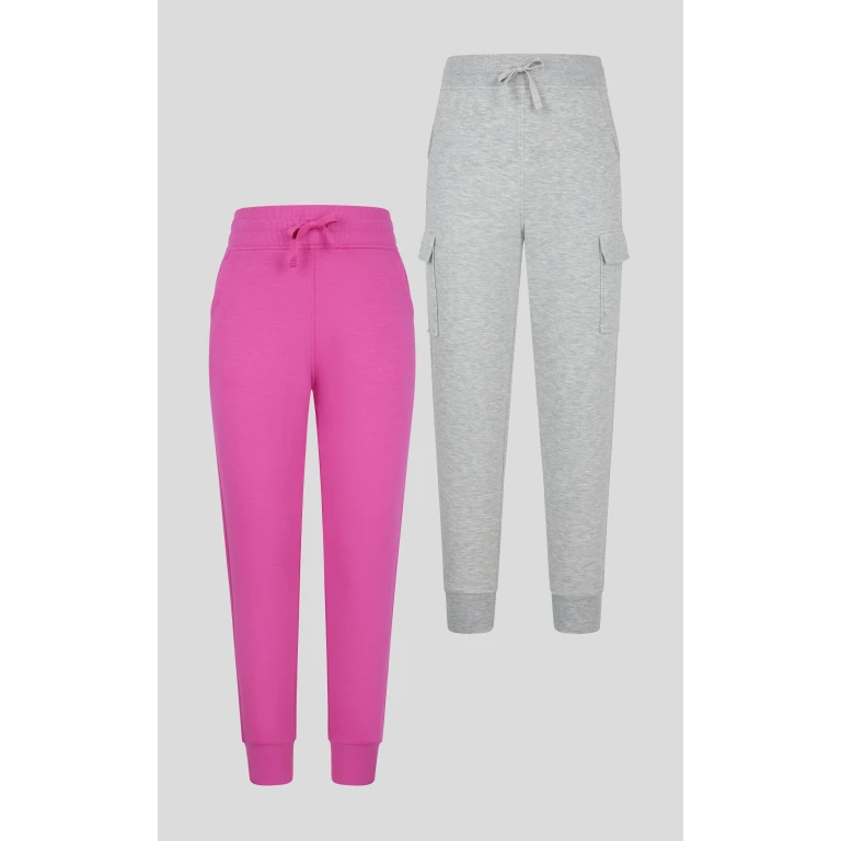 Girls 2PK Softlite Fleece Cargo Jogger + Softlite Jogger