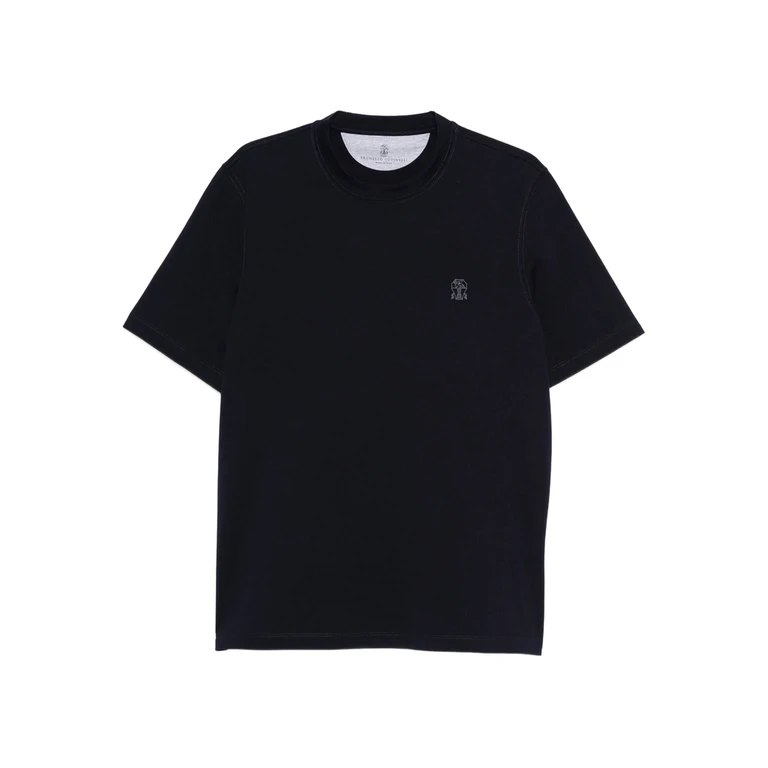 Brunello Cucinelli Logo-detail Crew-neck T-shirt