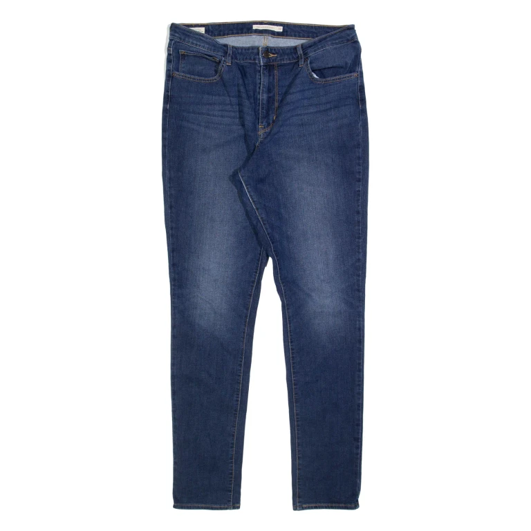 LEVI'S 721 Big E Womens Jeans Blue Slim Skinny W32 L32