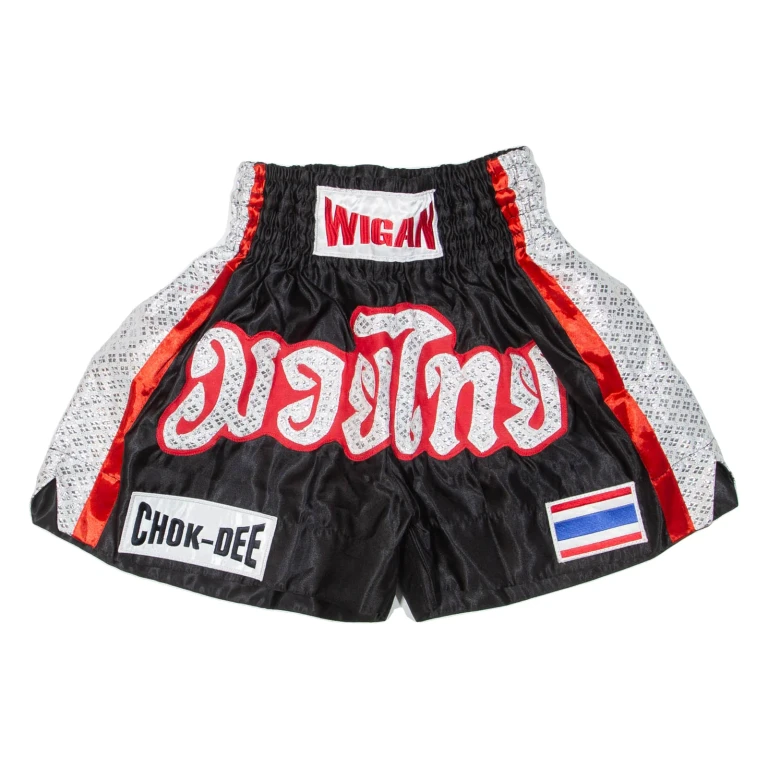 Thai Boxing Mens Sports Shorts Black XXS W20
