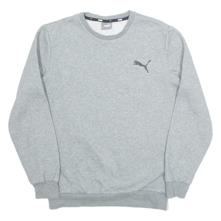 PUMA Mens Sweatshirt Grey S