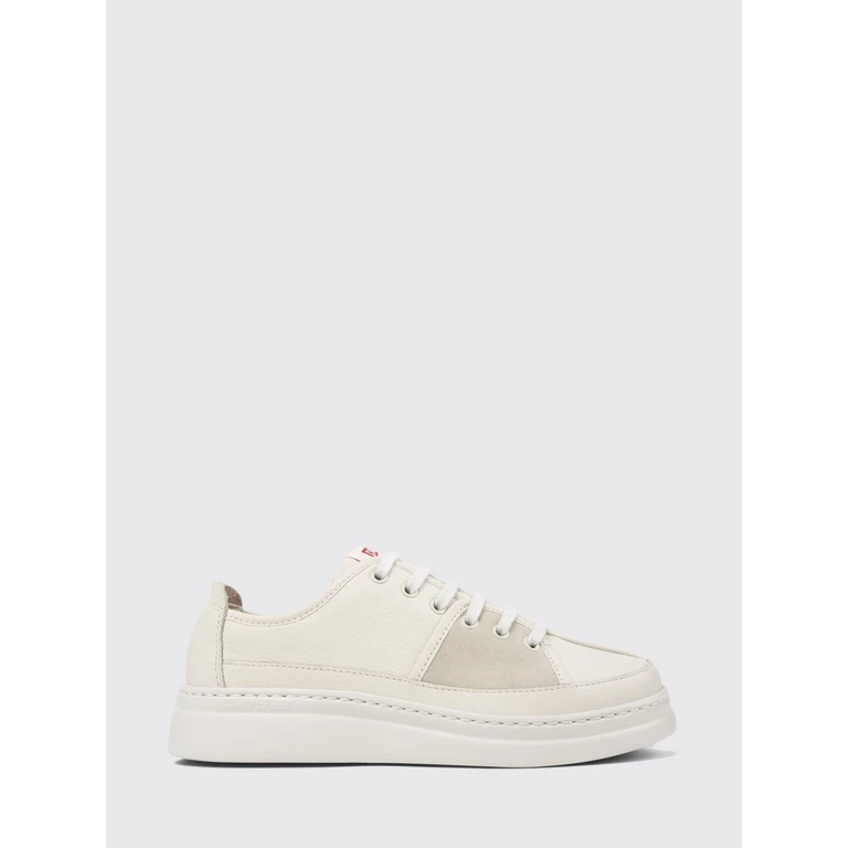 Bicolor Twins Low-Top Sneakers in Smooth and Suede Leather (K201580-008TWINS0)