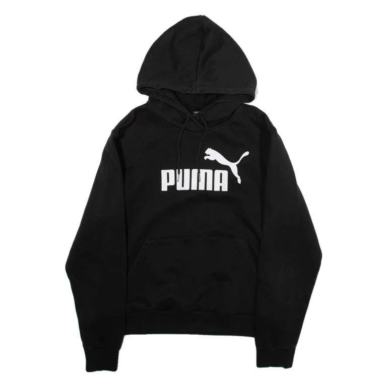 PUMA Womens Black Hoodie L
