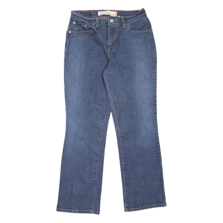 LEVI'S 550 Womens Jeans Blue Relaxed Bootcut Stone Wash W28 L28
