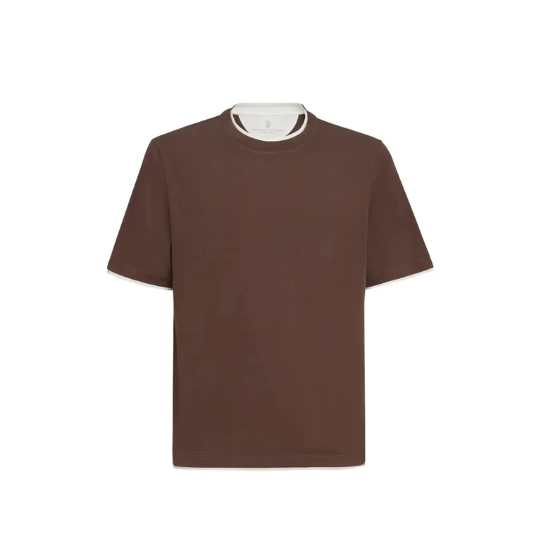 Brunello Cucinelli T-Shirt With Faux-Layering (M0B137427)