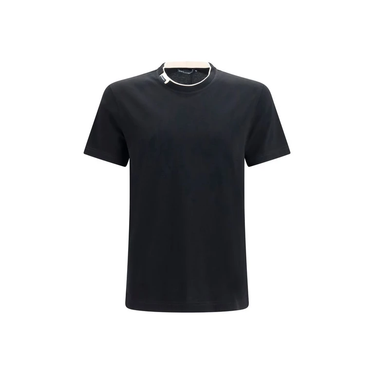 Black Cotton T-Shirt - Men