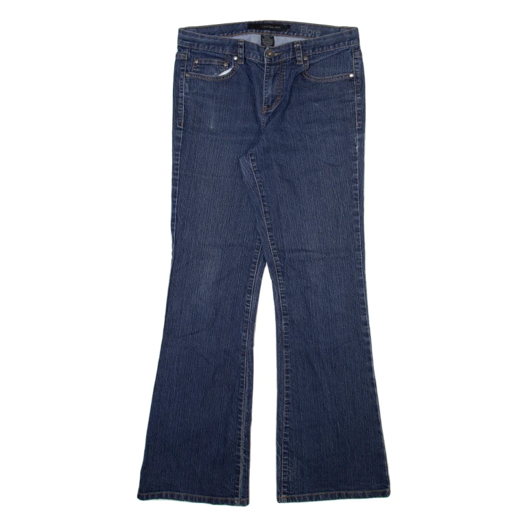 CALVIN KLEIN JEANS Womens Jeans Blue Regular Flared W28 L30