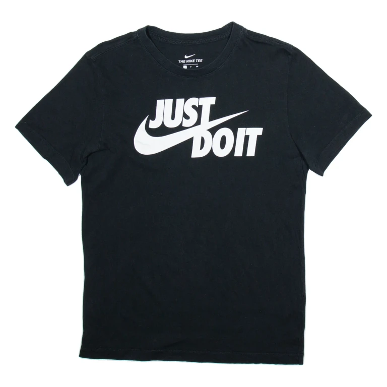 NIKE Mens T-Shirt Black S