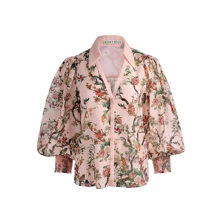 Alice+Olivia Jupe Midi - Rose (CC604P71018U670)
