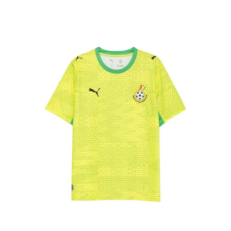 X Salehe Bembury X Ghana Patterned Logo-print T-shirt