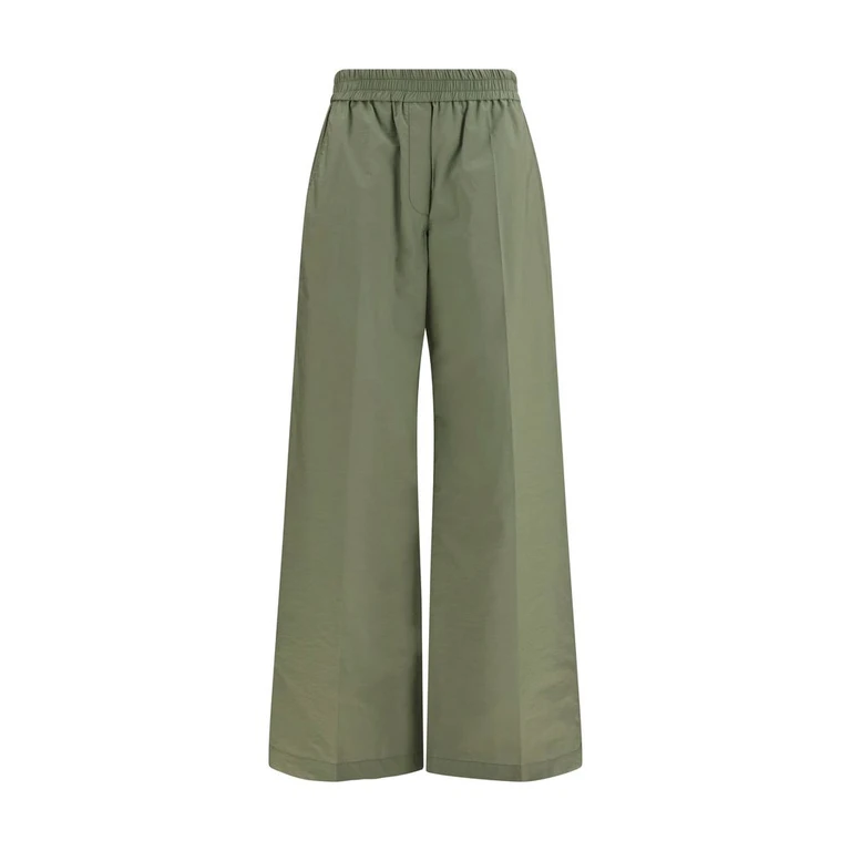 Brunello Cucinelli Bicolor Cotton Casual Pants - Women