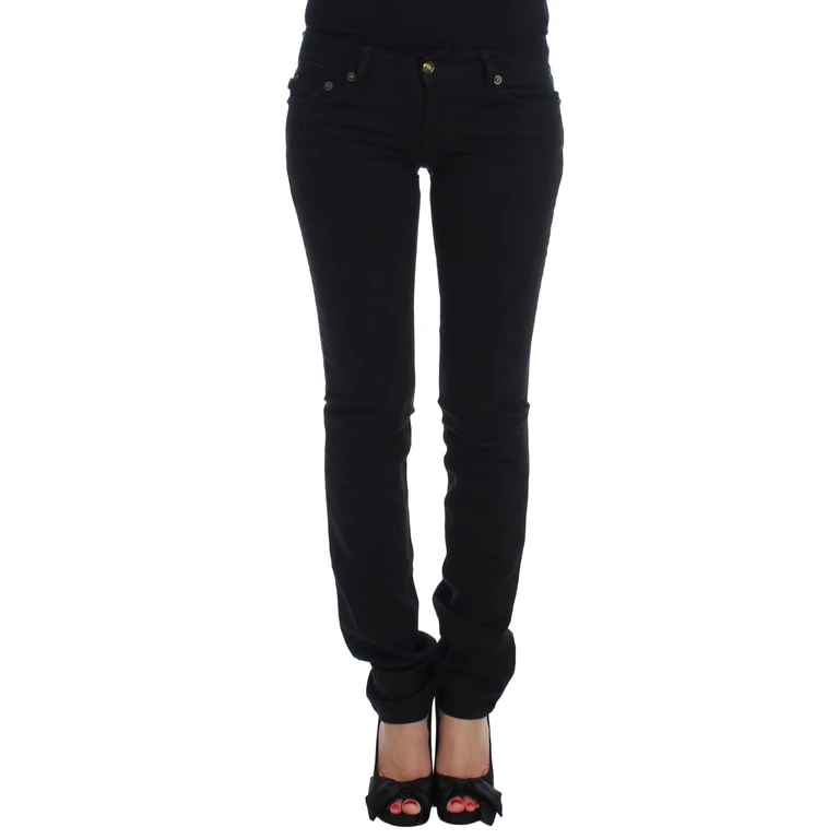 Roberto Cavalli Black Cotton Stretch Slim Skinny Fit Jeans Clothing - Women