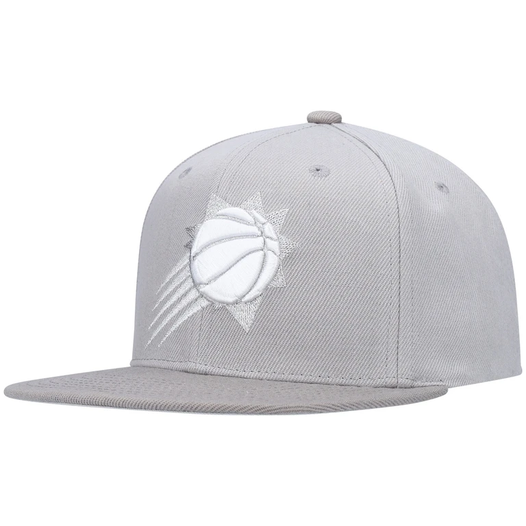 Men's NBA Metallic Gray Snapback Suns Snapback Caps
