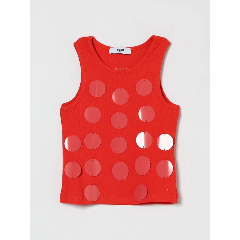 MSGM KIDS T-Shirt Kids color Red (S6MSJGTA100MS074)