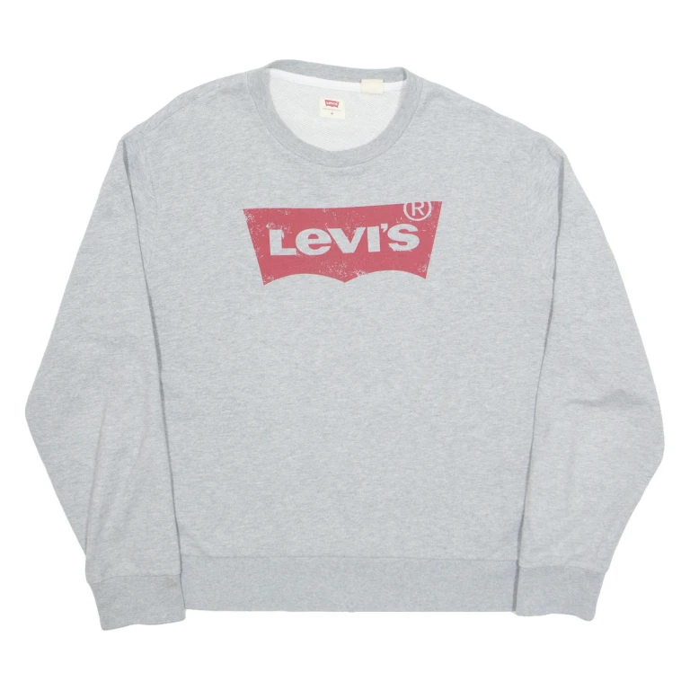 LEVI'S Mens Sweatshirt Grey M