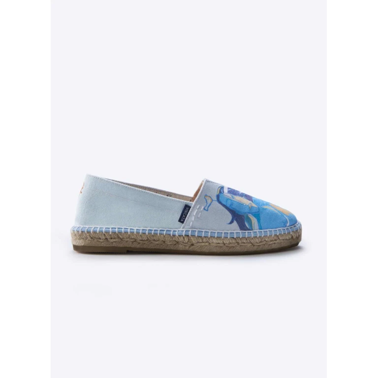 Barceloneta Mediterranean Dreams Canvas Espadrilles Flats
