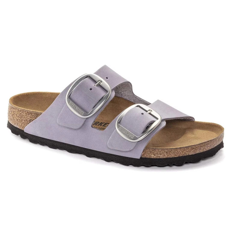Unisex Arizona Big Buckle Nubuck Leather Purple Fog