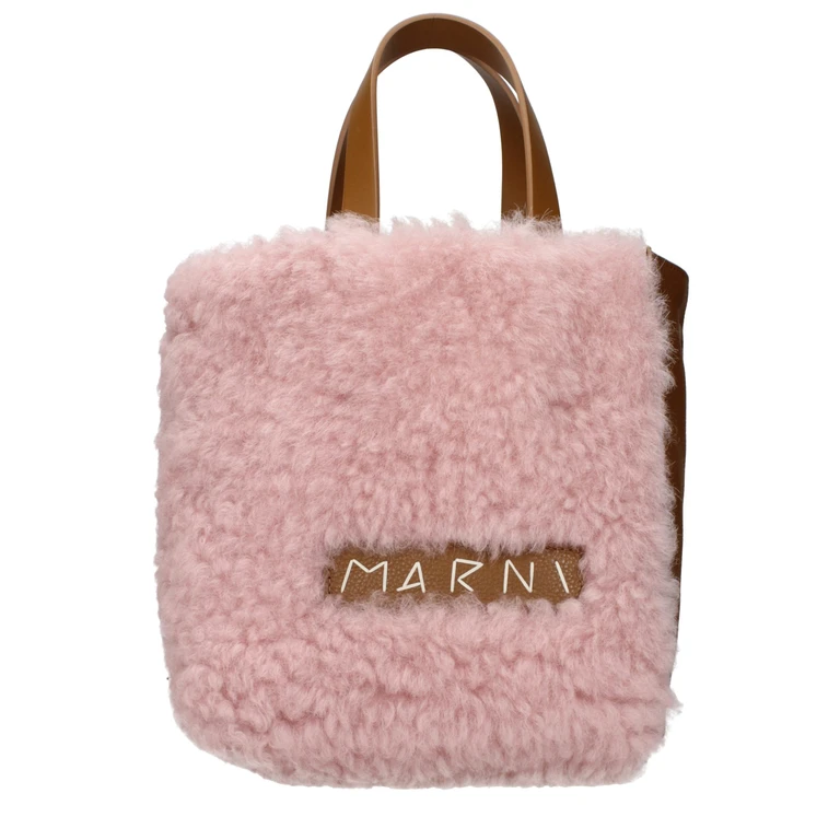 Marni Pink Leather Handbag Bag - Women