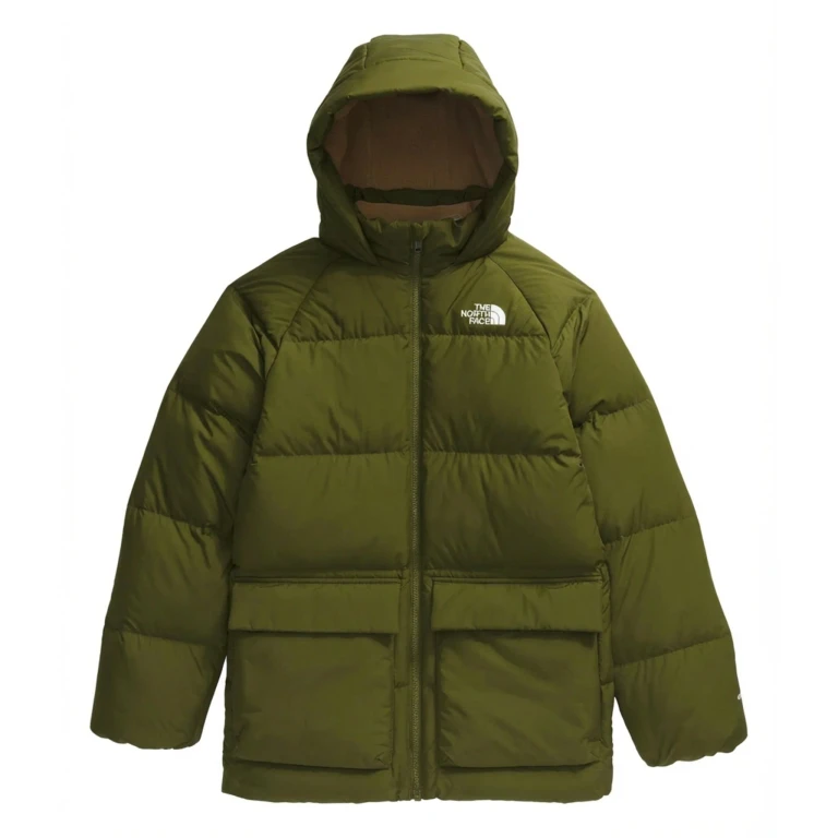 Youth Down Fleece-Lined Short Parka Parkas