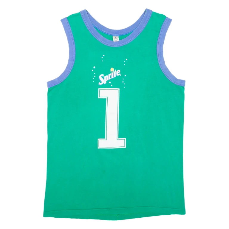 Sprite Mens Vest Green Sleeveless L