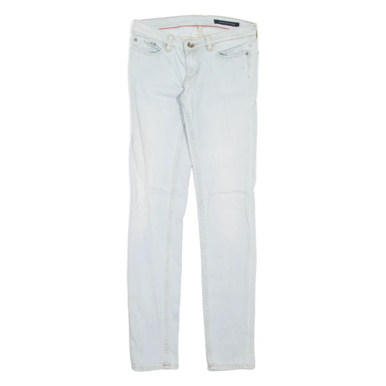 TOMMY HILFIGER Womens Jeans Blue Slim Skinny W27 L30