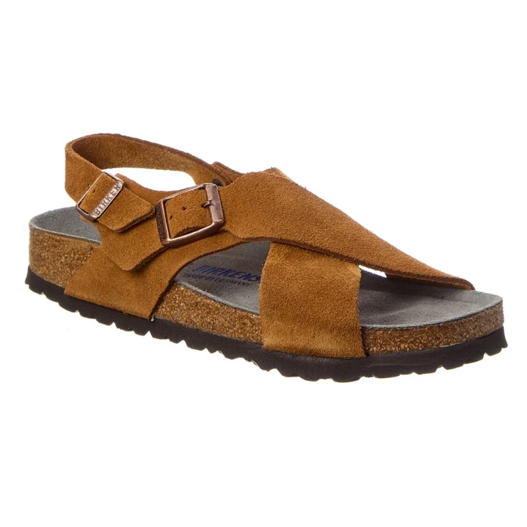 Tulum Soft FootBed Suede Leather Mink