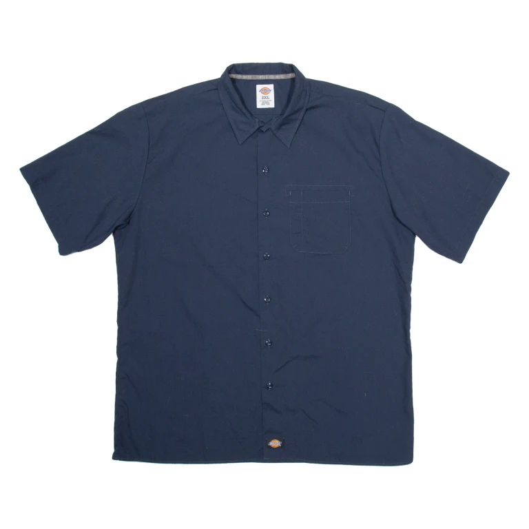 DICKIES Mens Worker Shirt Blue 2XL