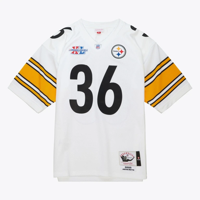 Men's NFL Authentic Jersey Steelers 2005 Jerome Bettis Jerseys