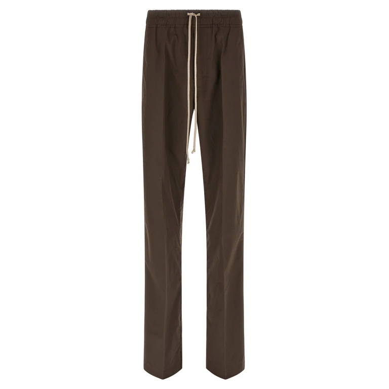 Rick Owens Brown Cotton Casual Pants - Men