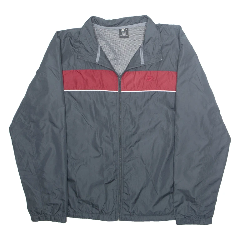 STARTER Mens Track Jacket Green XL