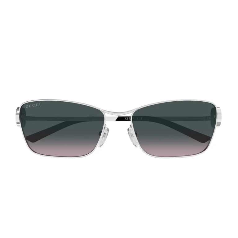 Gucci Gg2045s Linea Emblem Silver Metallo/iniettato Sunglasses - Women