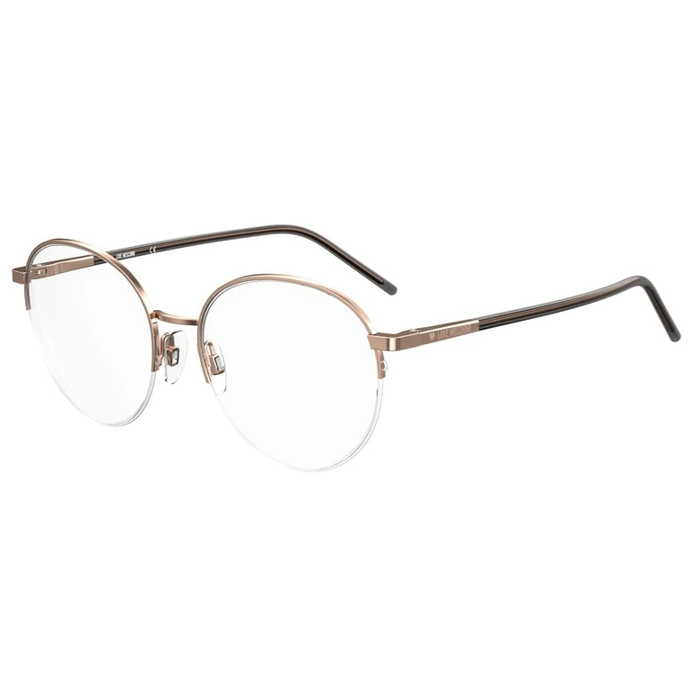 Love Moschino Gold Metal Glasses (frames) Accessory - Women (LMMOL569DDBAC)