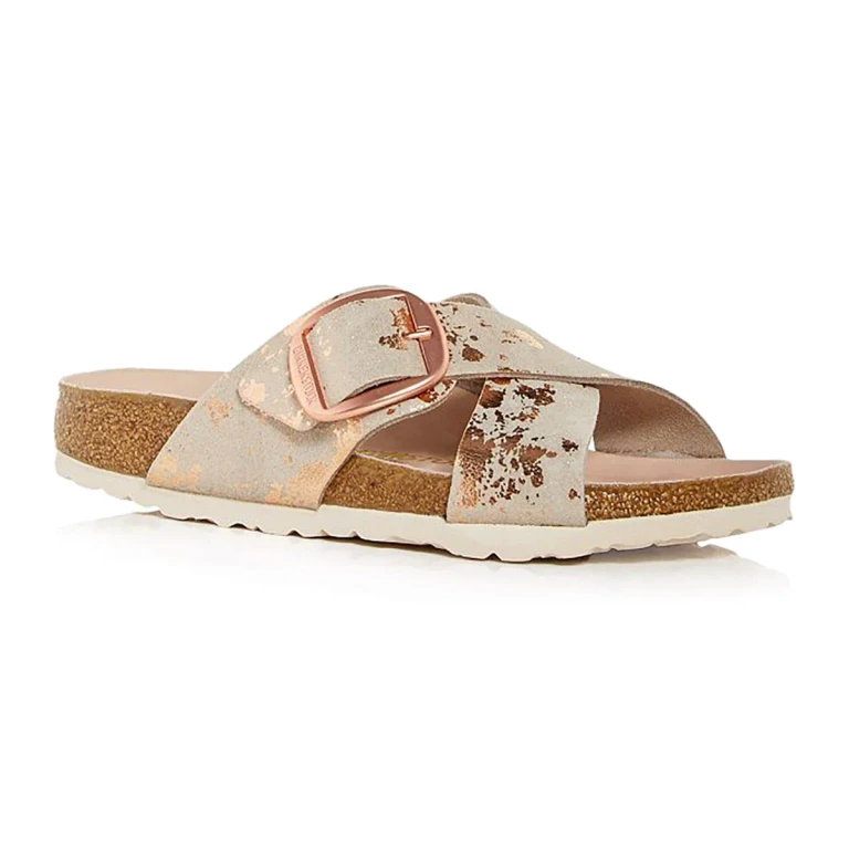 Women's Siena Big Buckle Vintage Suede Sandals