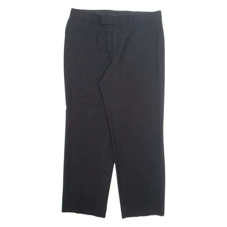 BOSS HUGO BOSS Chino Womens Trousers Black Regular Straight W34 L30